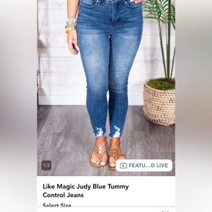 Judy Blue like magic tummy control jeans